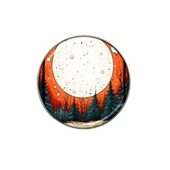 Moon Night Nature Dream Sky Hat Clip Ball Marker (10 Pack) by Vaneshop