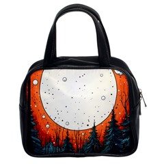 Moon Night Nature Dream Sky Classic Handbag (two Sides) by Vaneshop