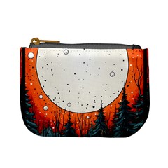 Moon Night Nature Dream Sky Mini Coin Purse by Vaneshop