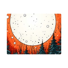 Moon Night Nature Dream Sky Premium Plush Fleece Blanket (mini) by Vaneshop