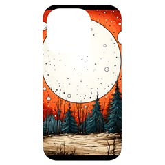 Moon Night Nature Dream Sky Iphone 14 Pro Black Uv Print Case by Vaneshop