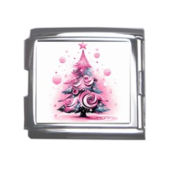 Winter Christmas Snow Xmas Tree Mega Link Italian Charm (18mm) by Vaneshop