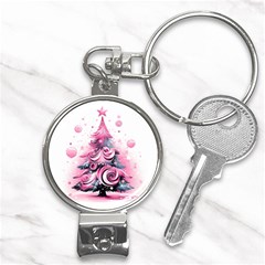 Winter Christmas Snow Xmas Tree Nail Clippers Key Chain by Vaneshop