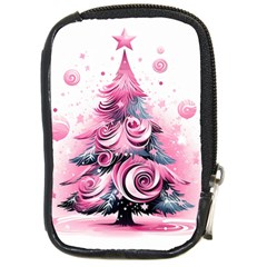 Winter Christmas Snow Xmas Tree Compact Camera Leather Case by Vaneshop