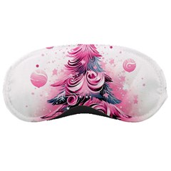 Winter Christmas Snow Xmas Tree Sleep Mask by Vaneshop