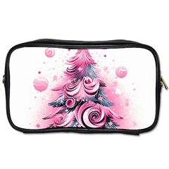 Winter Christmas Snow Xmas Tree Toiletries Bag (one Side) by Vaneshop