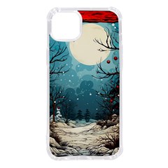 Christmas Frame Border Iphone 14 Plus Tpu Uv Print Case by Vaneshop