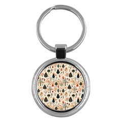 Pattern Seamless Key Chain (round)