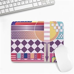 Abstract Shapes Colors Gradient Small Mousepad by Vaneshop