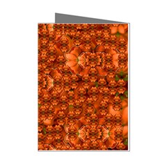 Floral Time In Peace And Love Mini Greeting Cards (pkg Of 8)