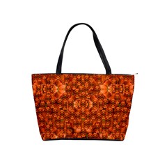 Floral Time In Peace And Love Classic Shoulder Handbag by pepitasart