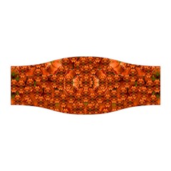 Floral Time In Peace And Love Stretchable Headband by pepitasart