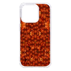 Floral Time In Peace And Love Iphone 14 Pro Tpu Uv Print Case by pepitasart