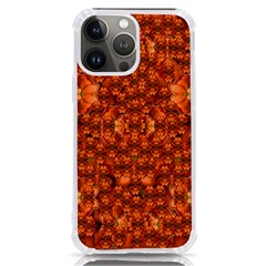 Floral Time In Peace And Love Iphone 13 Pro Max Tpu Uv Print Case by pepitasart