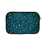 Star Golden Pattern Christmas Design White Gold Apple MacBook Pro 13  Zipper Case Front