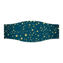 Star Golden Pattern Christmas Design White Gold Stretchable Headband by Vaneshop