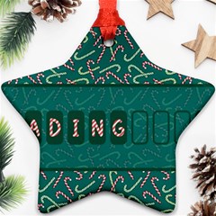 Advent Christmas Time Pre Christmas Time Ornament (star) by Vaneshop