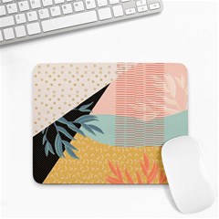 Leaves Pattern Design Colorful Decorative Texture Small Mousepad by Vaneshop