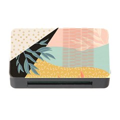 Leaves Pattern Design Colorful Decorative Texture Memory Card Reader With Cf by Vaneshop