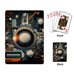 Illustrations Technology Robot Internet Processor Playing Cards Single Design (rectangle) by Vaneshop