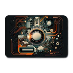 Illustrations Technology Robot Internet Processor Plate Mats by Vaneshop