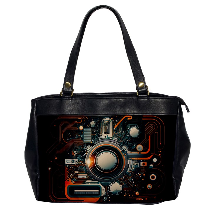 Illustrations Technology Robot Internet Processor Oversize Office Handbag