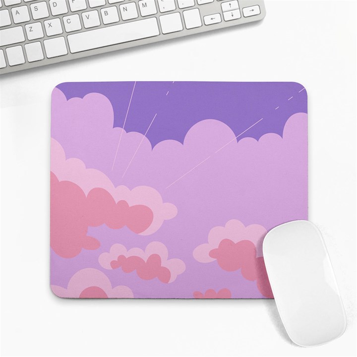 Sky Nature Sunset Clouds Space Fantasy Sunrise Large Mousepad