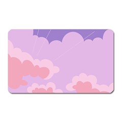 Sky Nature Sunset Clouds Space Fantasy Sunrise Magnet (rectangular) by Vaneshop