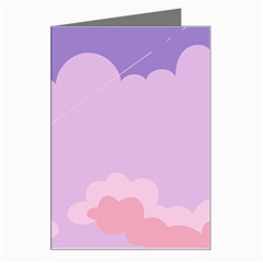 Sky Nature Sunset Clouds Space Fantasy Sunrise Greeting Card