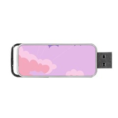 Sky Nature Sunset Clouds Space Fantasy Sunrise Portable Usb Flash (one Side) by Vaneshop