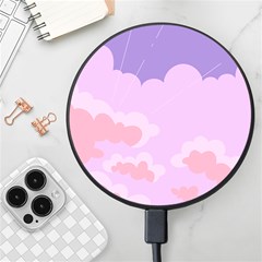 Sky Nature Sunset Clouds Space Fantasy Sunrise Wireless Fast Charger(black) by Vaneshop