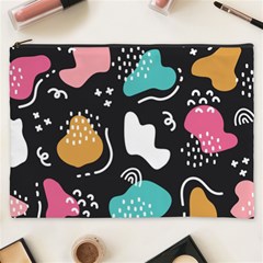 Art Pattern Design Background Print Cosmetic Bag (xxxl) by Vaneshop