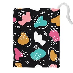 Art Pattern Design Background Print Drawstring Pouch (5xl)