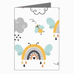 Art Pattern Design Wallpaper Background Print Greeting Cards (pkg Of 8)