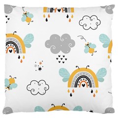 Art Pattern Design Wallpaper Background Print Standard Premium Plush Fleece Cushion Case (one Side) by Vaneshop