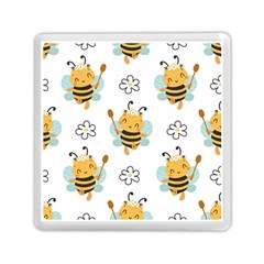 Art Bee Pattern Design Wallpaper Background Memory Card Reader (square) by Vaneshop