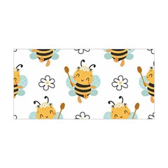 Art Bee Pattern Design Wallpaper Background Yoga Headband by Vaneshop