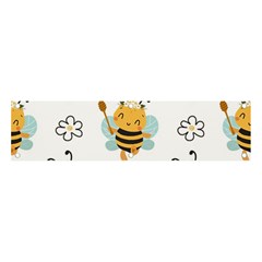 Art Bee Pattern Design Wallpaper Background Banner And Sign 4  X 1  by Vaneshop