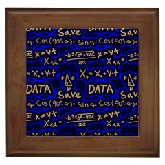 Art Pattern Design Background Graphic Framed Tile by Vaneshop