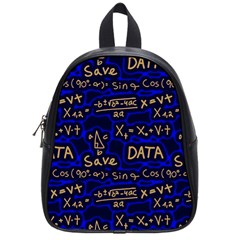 Art Pattern Design Background Graphic School Bag (small) by Vaneshop