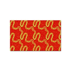 Background Ornamental Pattern Abstract Seamless Sticker Rectangular (100 Pack) by Vaneshop