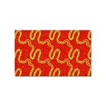 Background Ornamental Pattern Abstract Seamless Sticker Rectangular (100 pack) Front