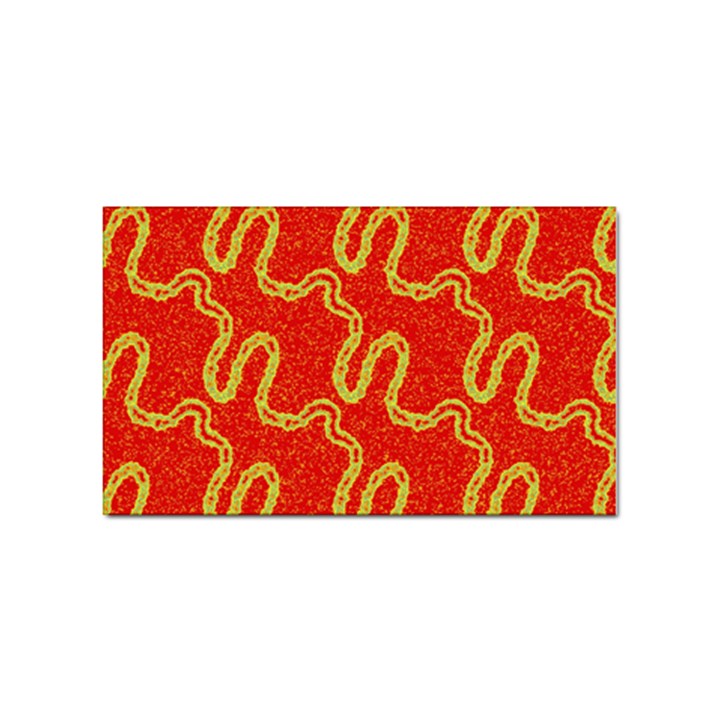 Background Ornamental Pattern Abstract Seamless Sticker Rectangular (100 pack)