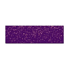 Purple Glittery Backdrop Scrapbooking Sparkle Sticker Bumper (100 pack)