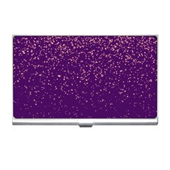 Purple Glittery Backdrop Scrapbooking Sparkle Business Card Holder