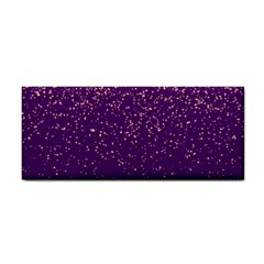 Purple Glittery Backdrop Scrapbooking Sparkle Hand Towel