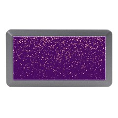 Purple Glittery Backdrop Scrapbooking Sparkle Memory Card Reader (mini) by Vaneshop