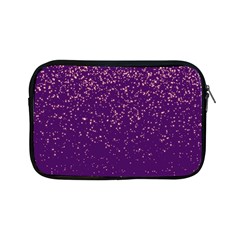 Purple Glittery Backdrop Scrapbooking Sparkle Apple iPad Mini Zipper Cases