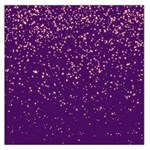 Purple Glittery Backdrop Scrapbooking Sparkle Square Satin Scarf (36  x 36 ) Front