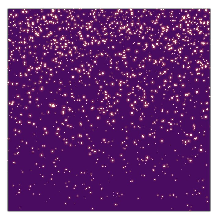 Purple Glittery Backdrop Scrapbooking Sparkle Square Satin Scarf (36  x 36 )